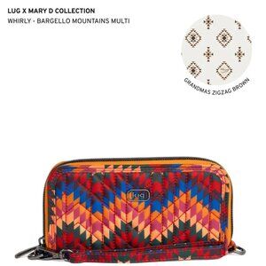 Lug Guild Collection Whirly RFID Wallet - Bargello Mountains Multi